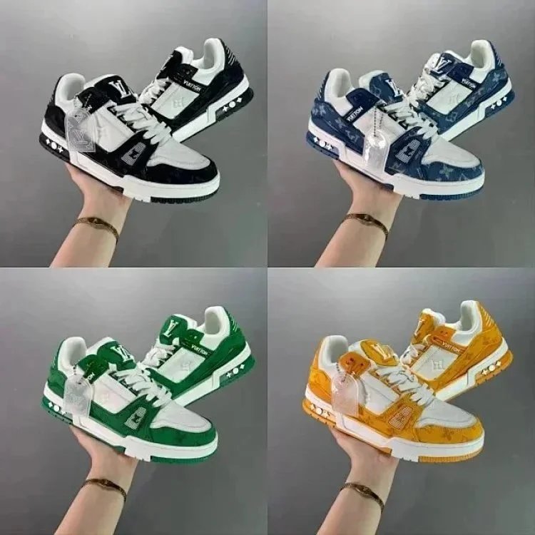 Louis Vuitton LV Trainer Sneaker Chunky Low Top Sneakers Multicolor