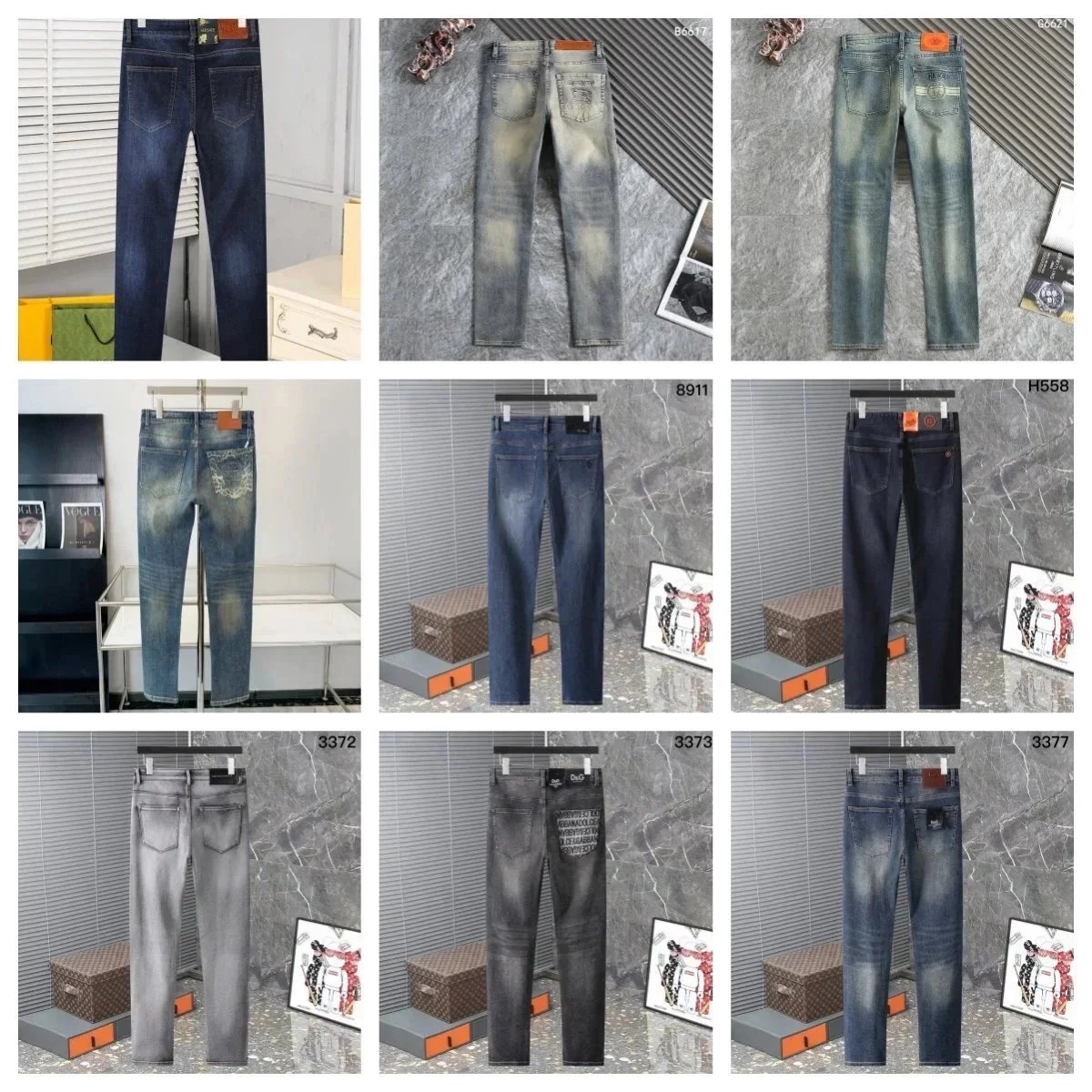 Dolce & Gabbana D&G Denim Jeans Slim Fit Trousers Blue