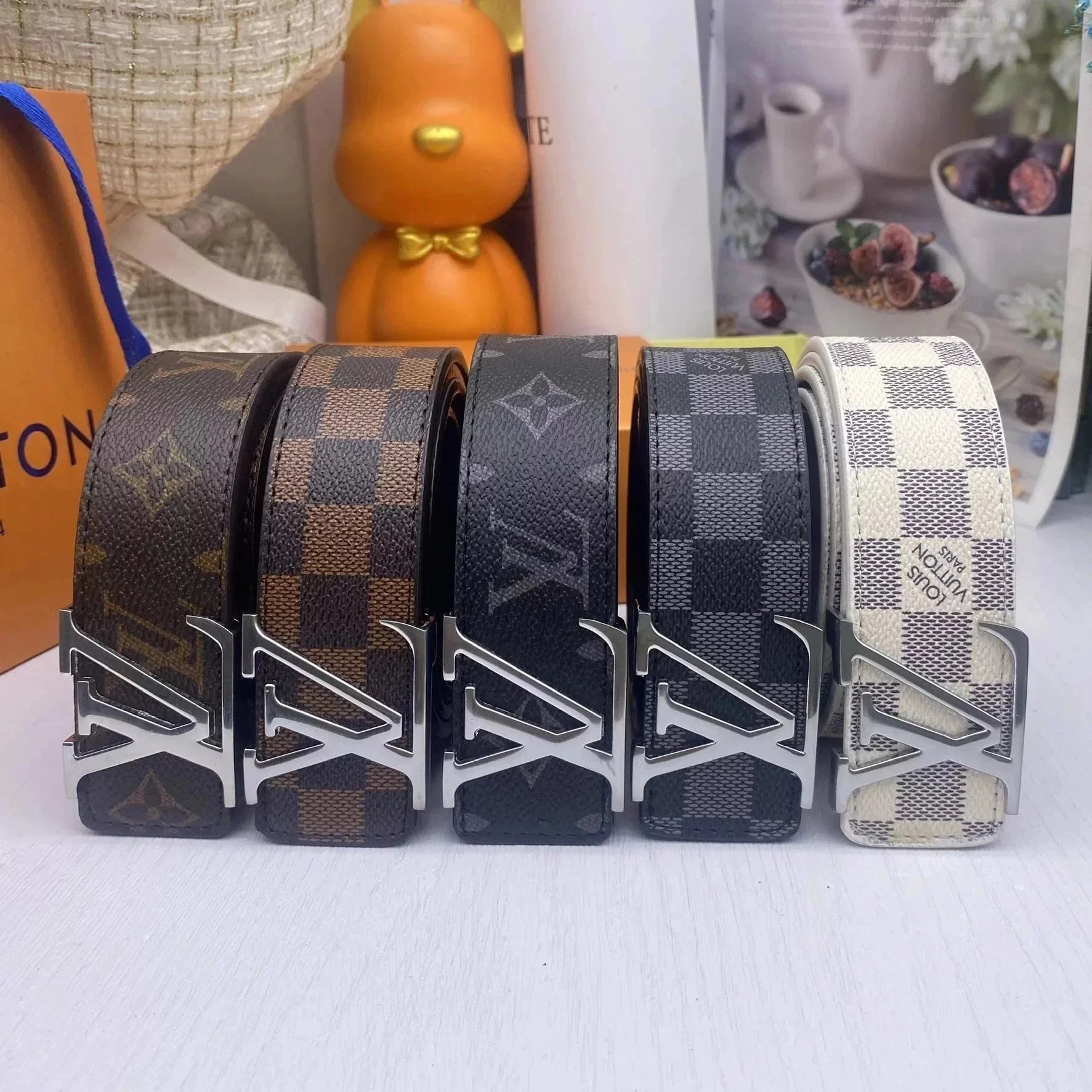 Louis Vuitton LV Initiales classic luxury Belt Multicolor