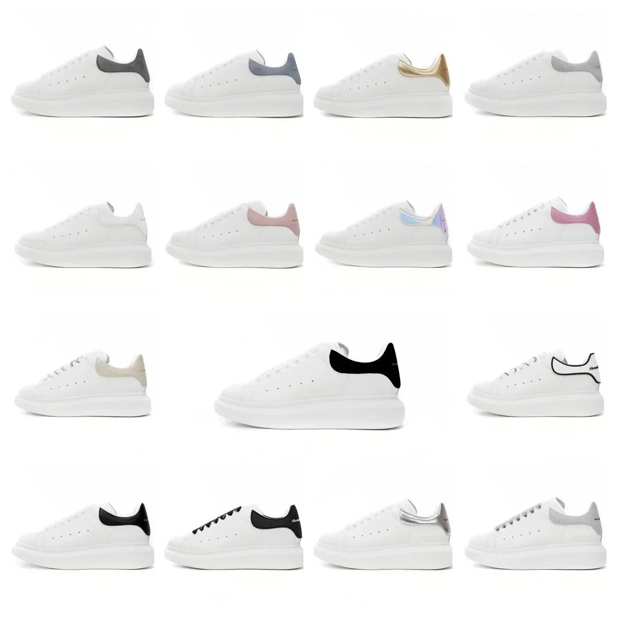 Alexander McQueen AMQ Oversized Chunky Sneakers White