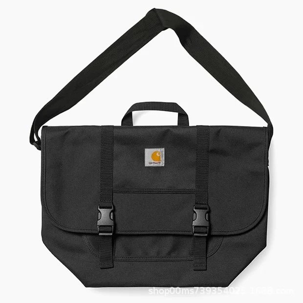 Carhartt Durable Canvas Messenger Bag Black