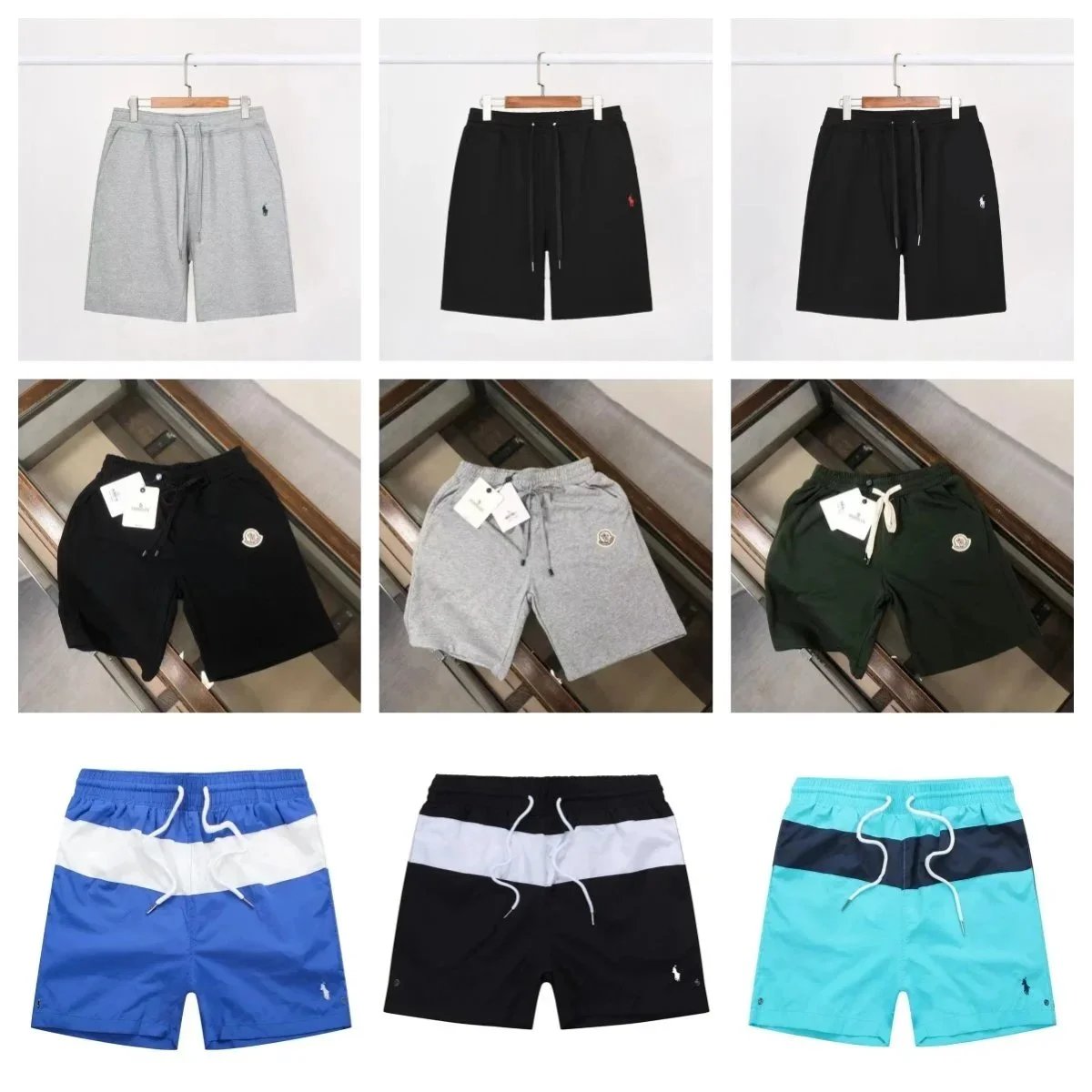 Ralph Lauren Pony Embroidery Casual Shorts Multicolor