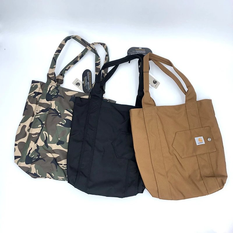 Carhartt Canvas Tote Bag Durable Everyday Shoulder Bag Multicolor