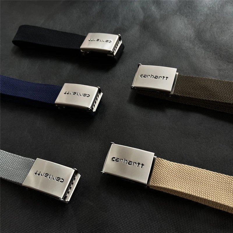 Carhartt Military Web Belt Durable Canvas Accessories Multicolor