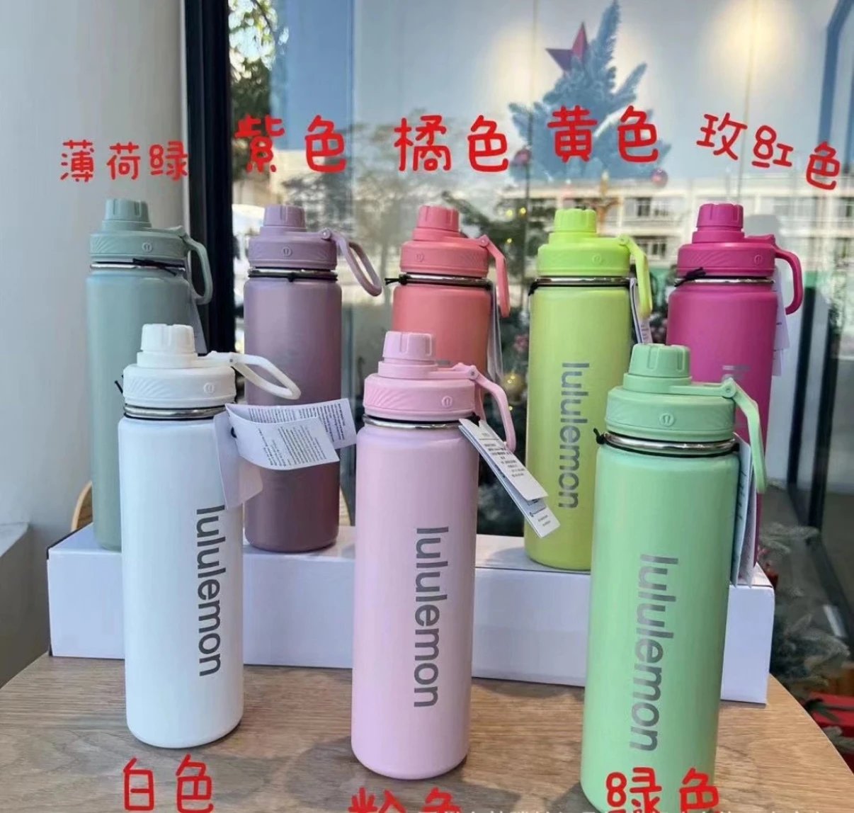 Lululemon Back to Life Stainless Steel Water Bottle Multicolor