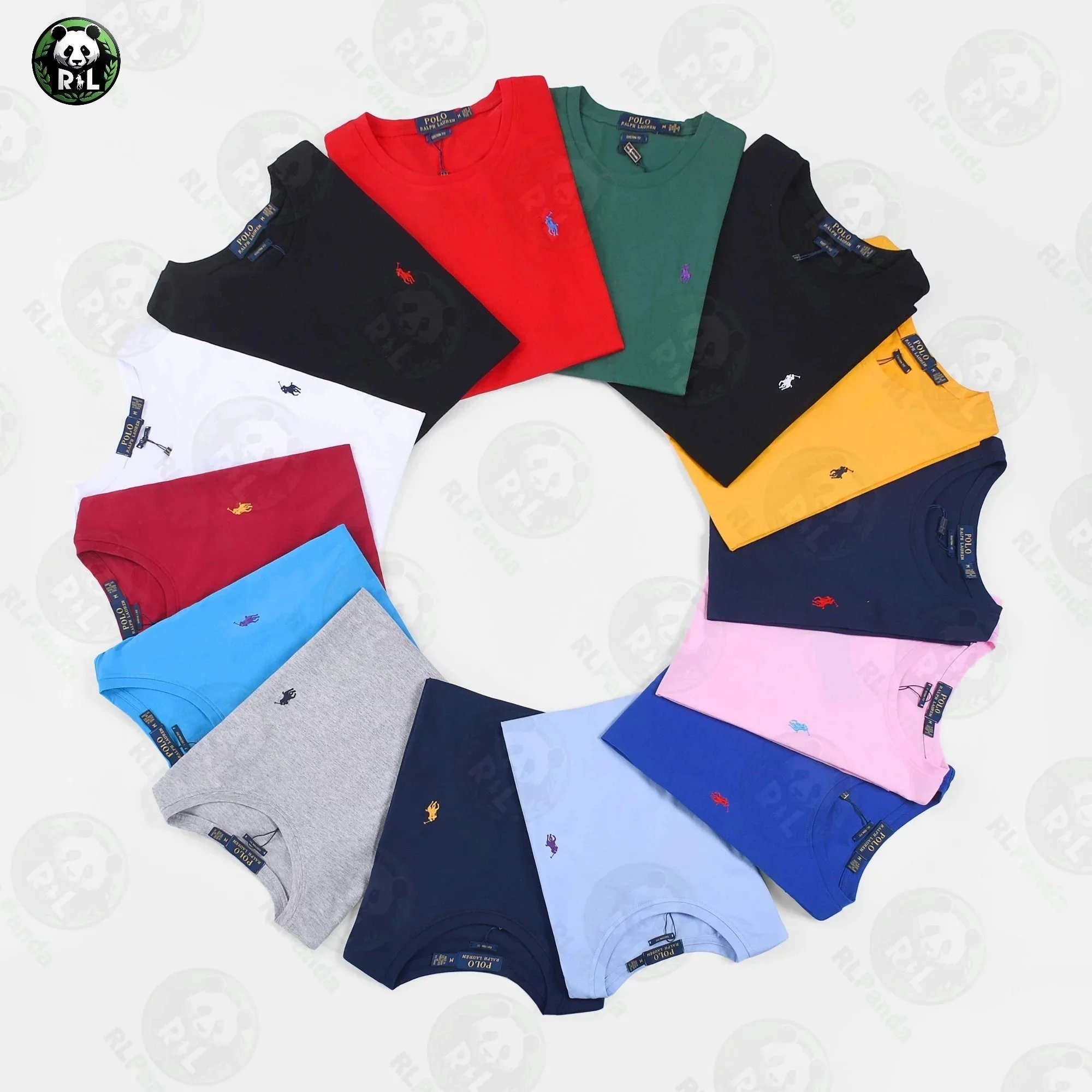 Ralph Lauren Classic Fit Crewneck Cotton T-Shirt Multicolor