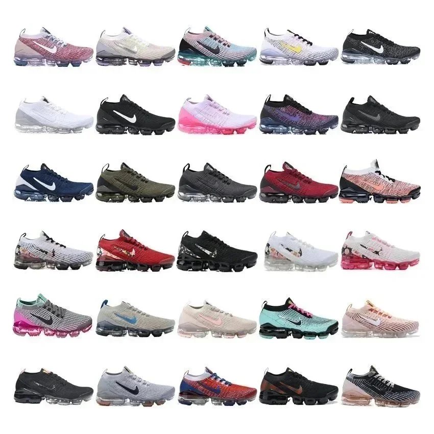 Nike Air VaporMax Flyknit 3 Lightweight Running Sneakers Multicolor