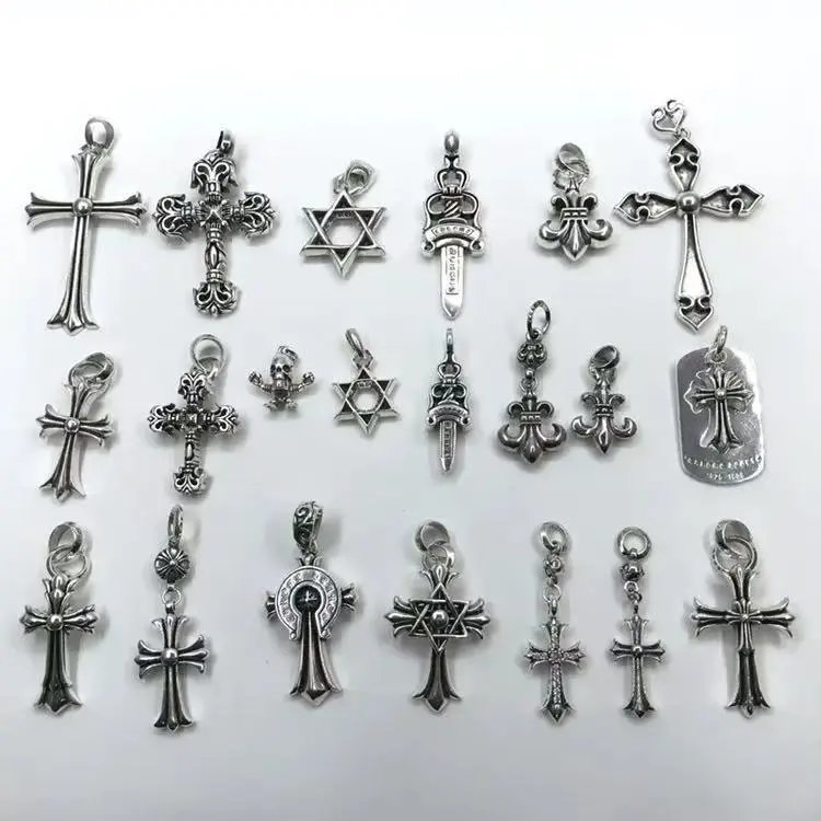 Chrome Hearts Silver Pendant Collection Gothic Accessories Silver