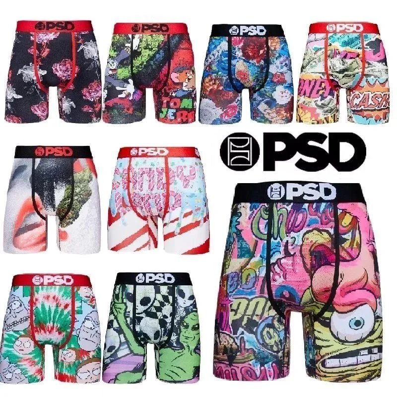 PSD Graphic Print Boxer Briefs Multicolored