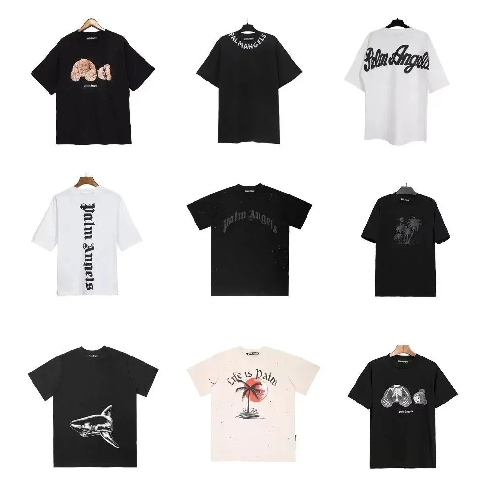 Palm Angels Graphic Print Oversized Tee Multicolor
