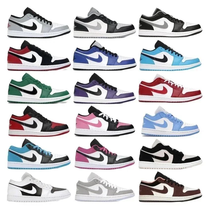 Nike Air Jordan 1 Low Retro Sneakers Multicolor