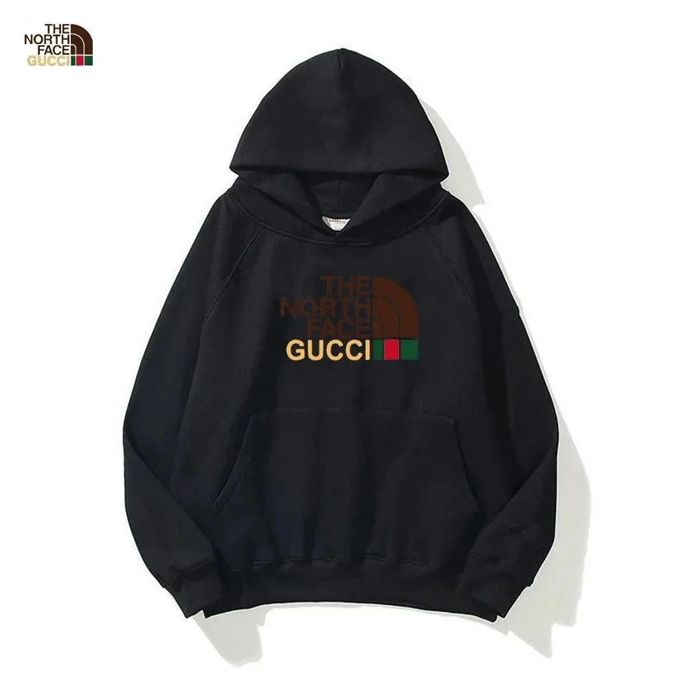 The North Face x Gucci TNF x Gucci Graphic Print Oversized Hoodie Black