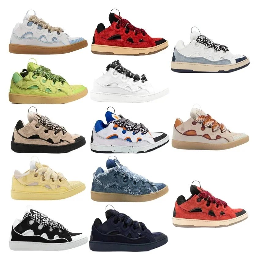 Lanvin Curb chunky skate sneakers Multicolor