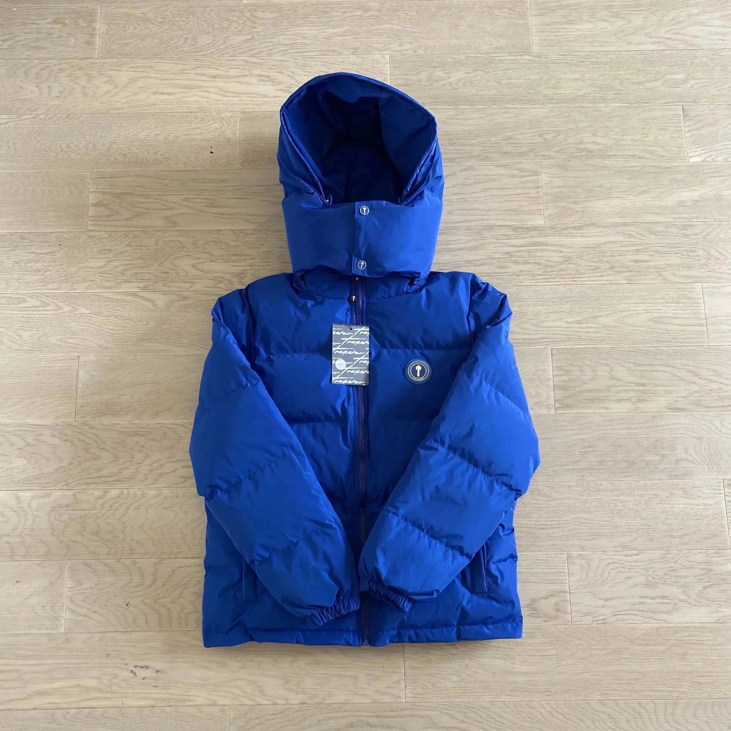 Trapstar Irongate Puffer Streetwear Jacket Blue