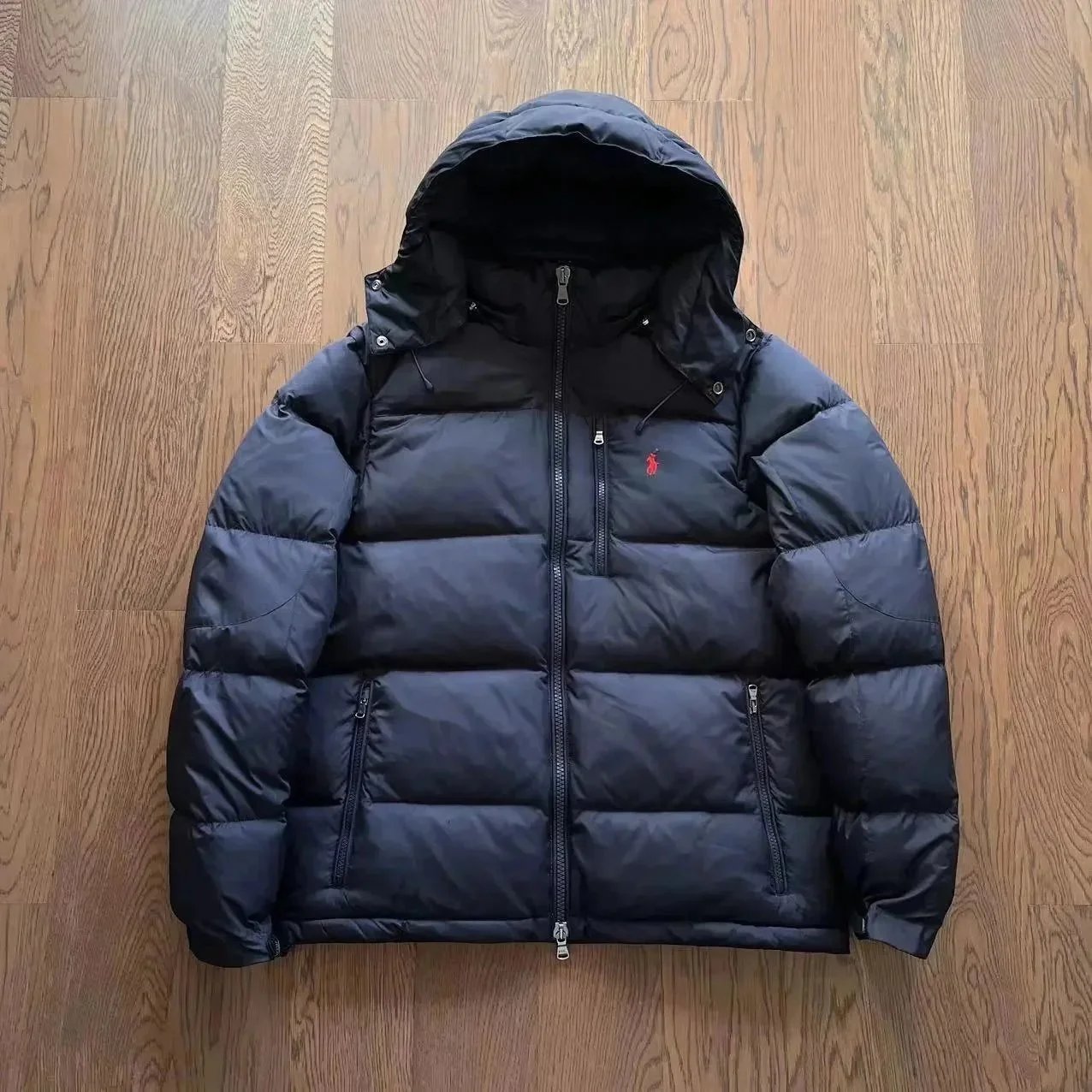 Ralph Lauren RL Puffer Warm Winter Jacket Black