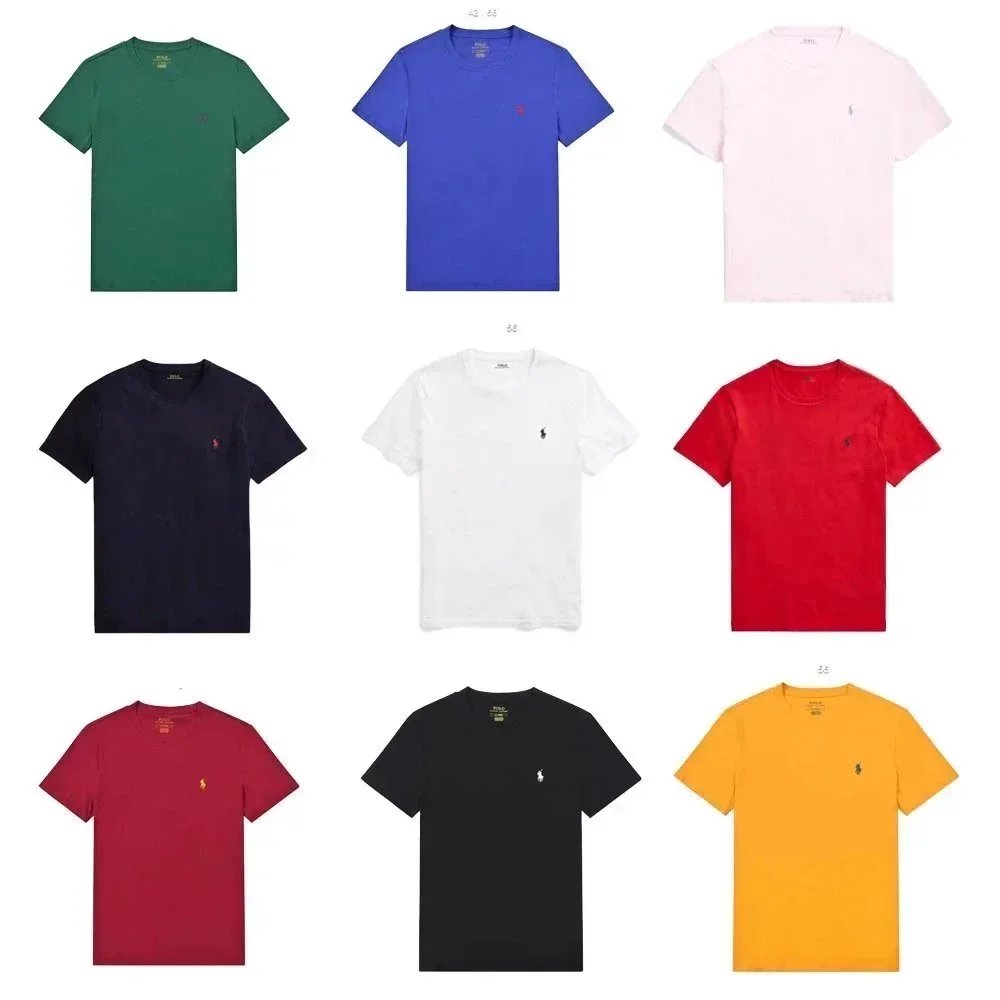 Ralph Lauren RL Classic Fit Crewneck Cotton T-Shirt Multicolor