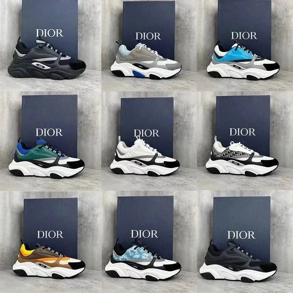 Dior B22 Chunky Sneakers Multicolor