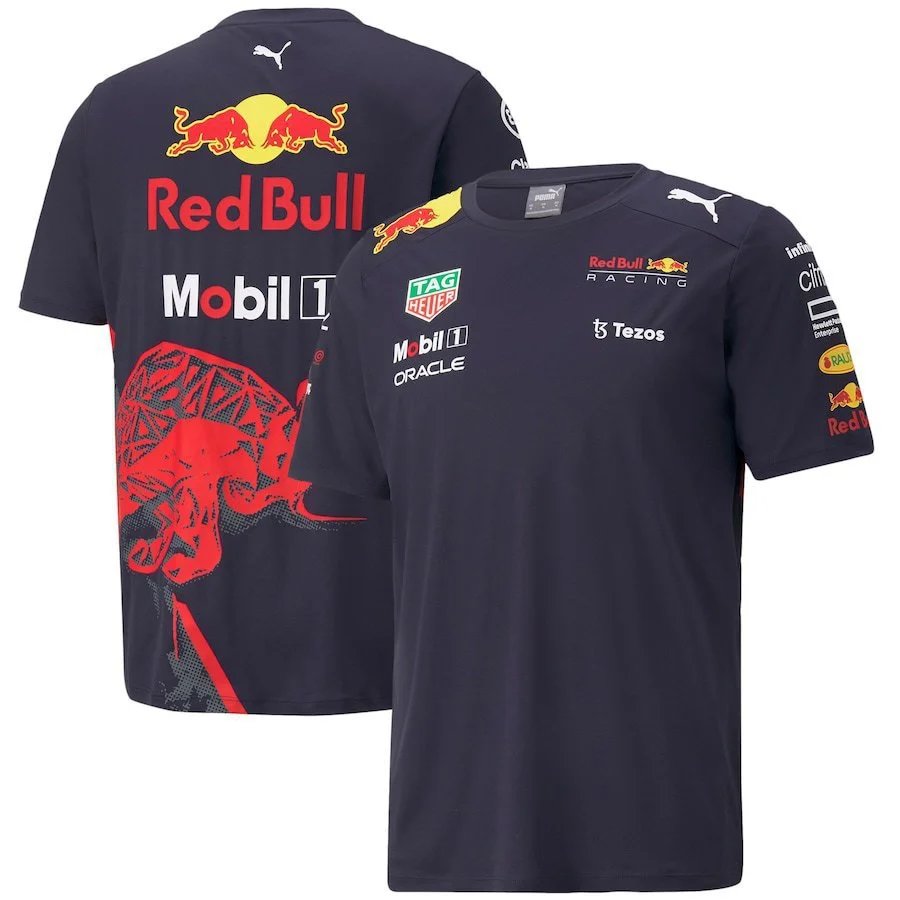 Puma Red Bull Racing Team Graphic T-Shirt Navy