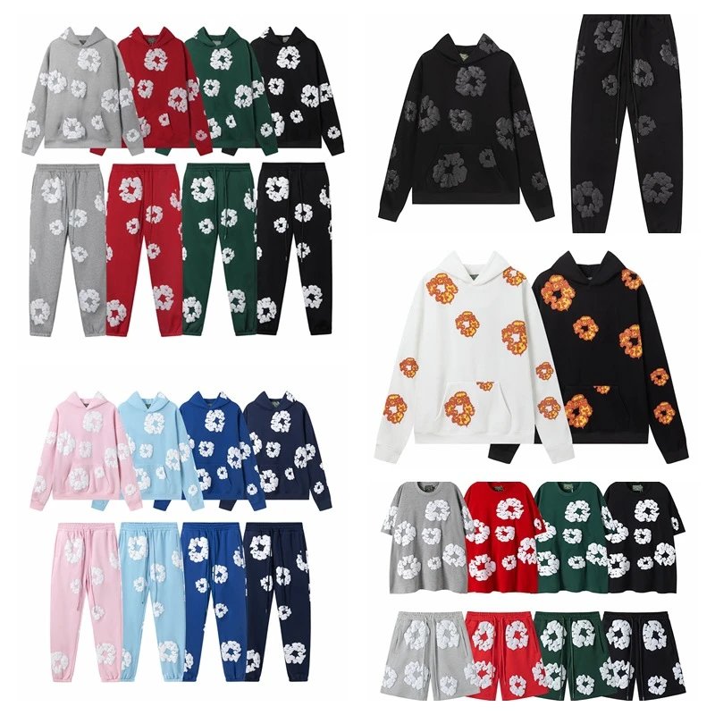 Design Floral Pattern Print Matching Set Multicolor