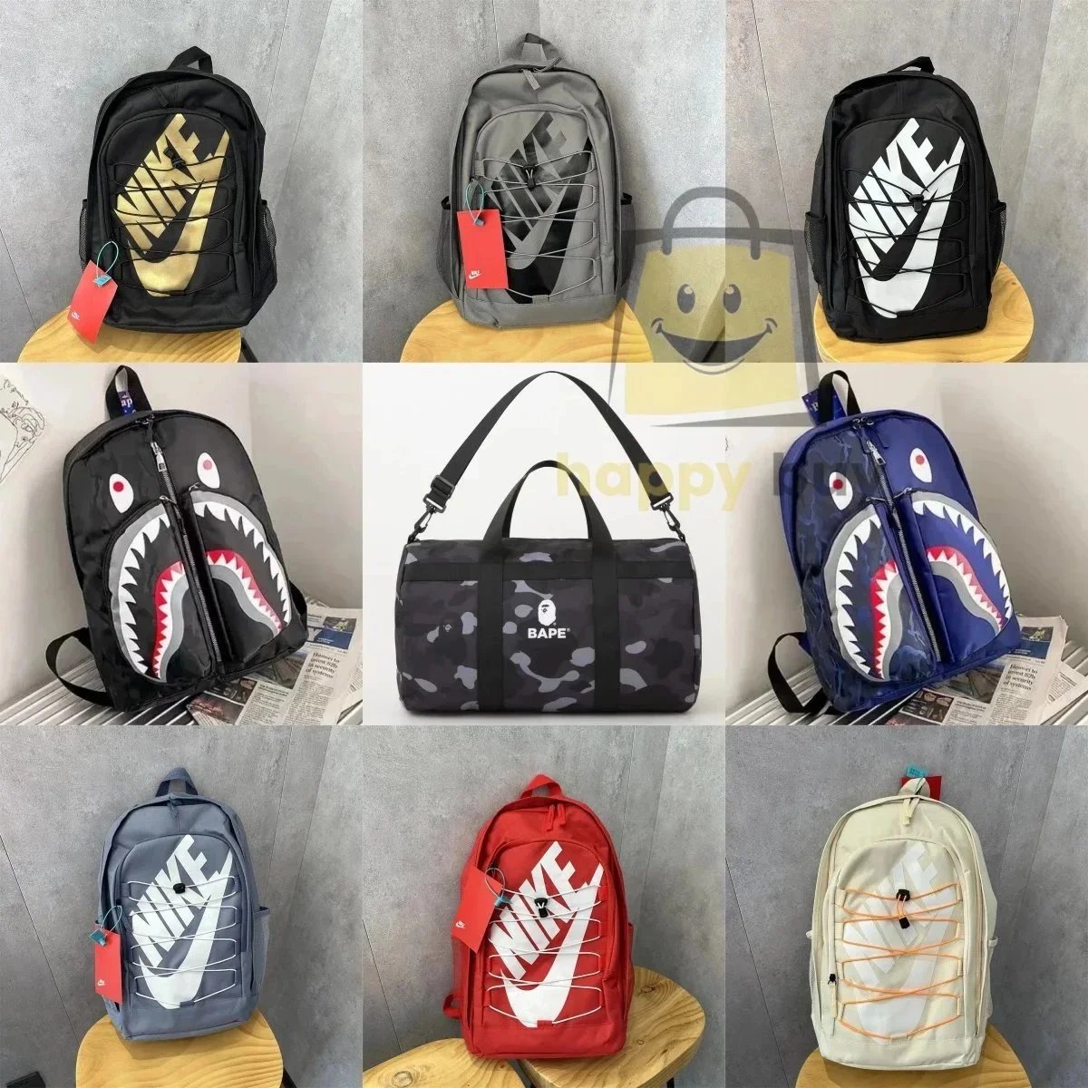 Nike Sportswear Everyday Utility Backpack Black and Multicolor