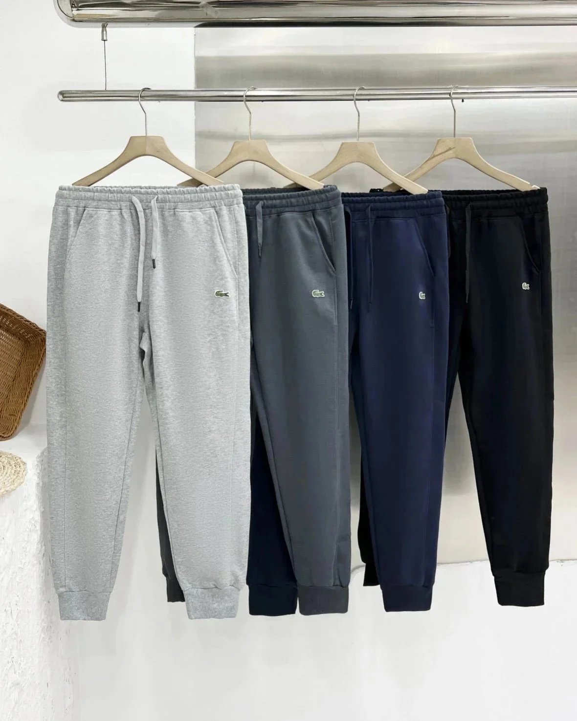 Lacoste Cotton Fleece Casual Joggers Multicolor