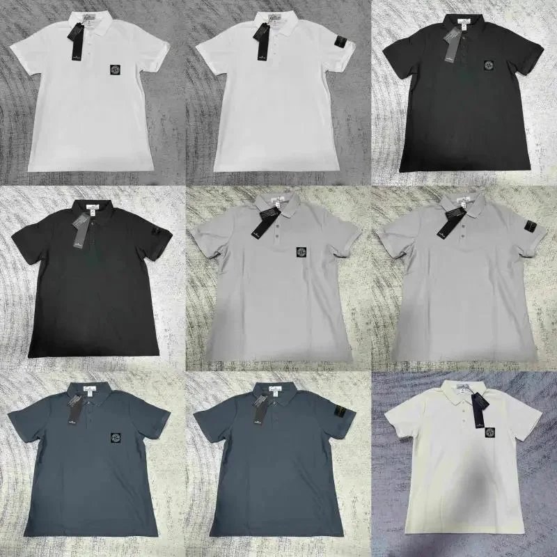 Stone Island Cotton Pique Classic Polo Shirt Multicolor