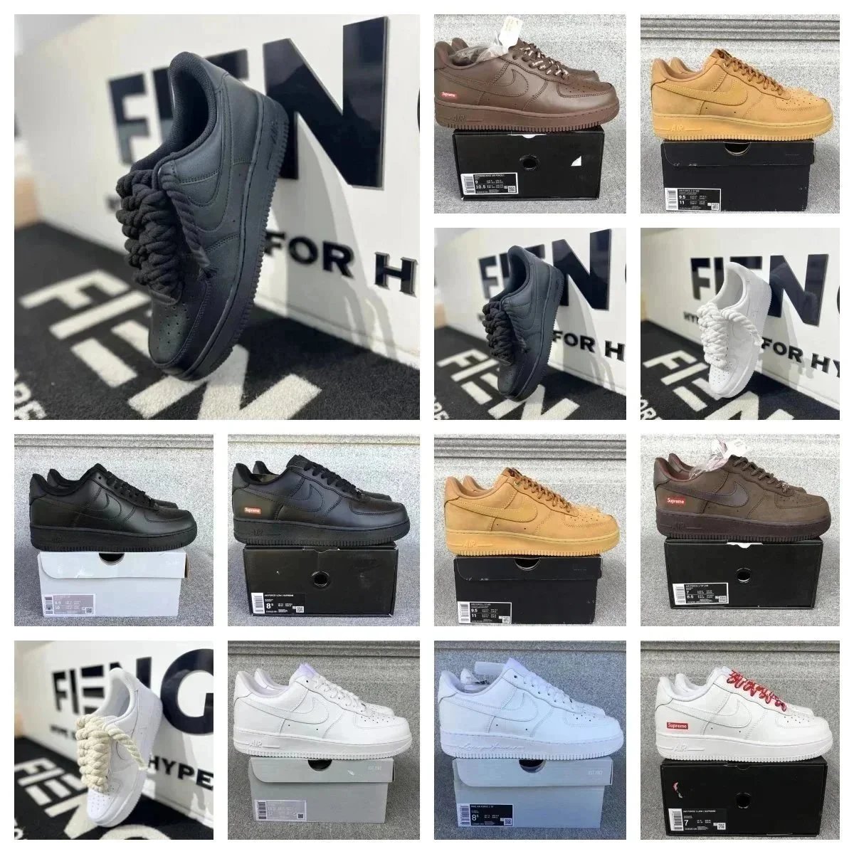 Nike Air Force 1 Low Chunky Sneakers Multicolor