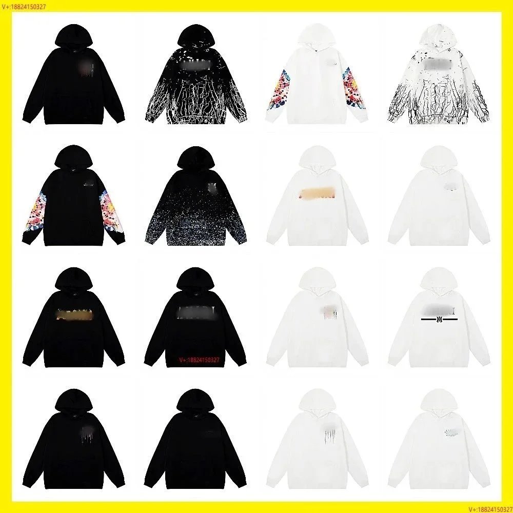 Amiri Graphic Print Oversized Hoodie Multicolor