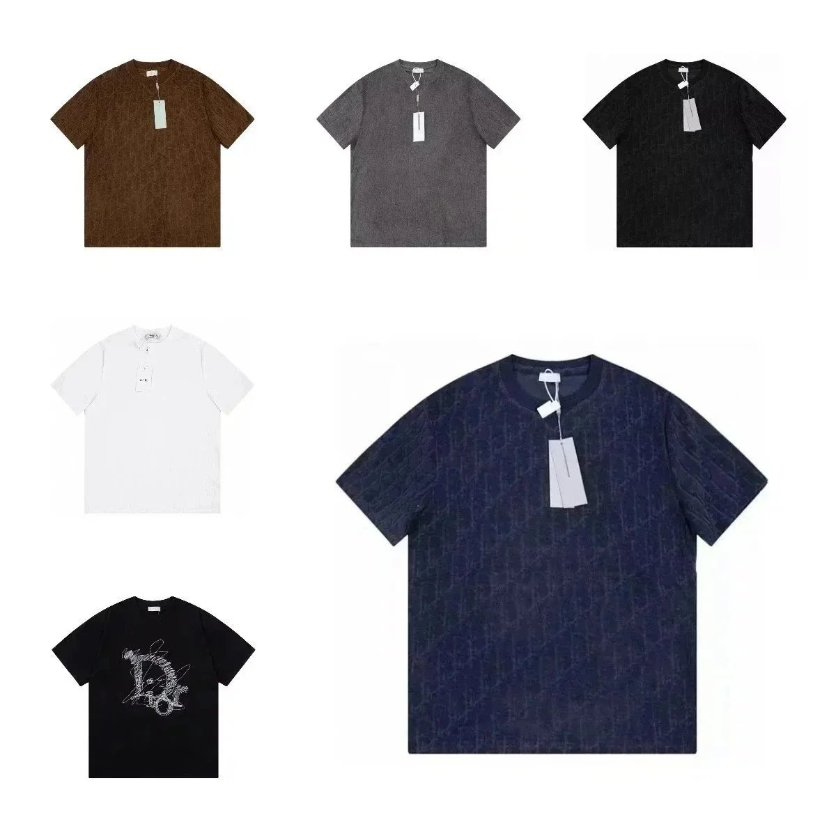 Dior Oblique Jacquard Oversized T-Shirt Multicolor