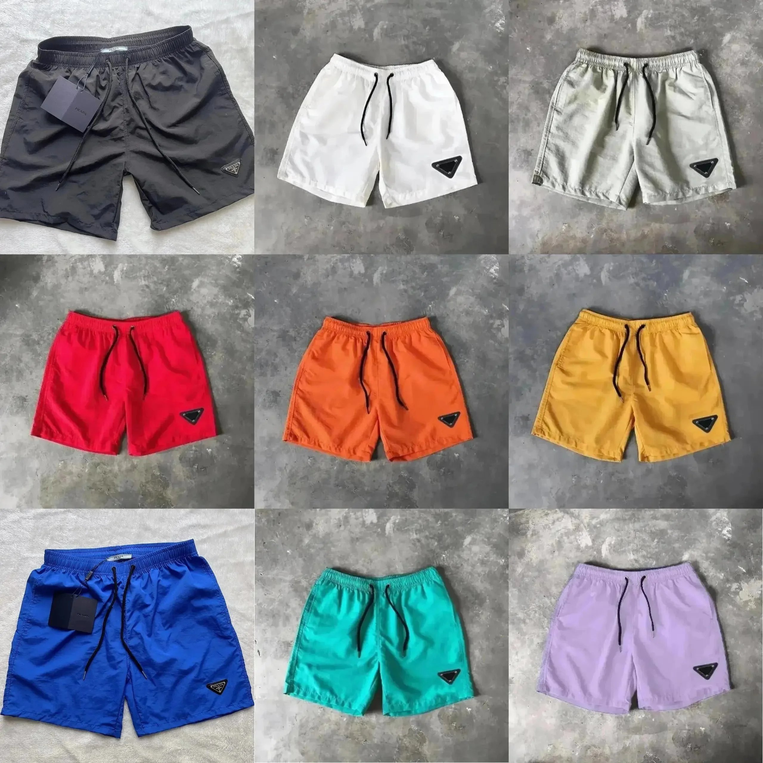 Prada Re-Nylon Swim Shorts Multicolor