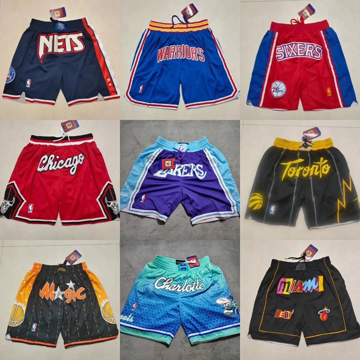 Mitchell & Ness M&N NBA Hardwood Classics Mesh Basketball Shorts Multicolor