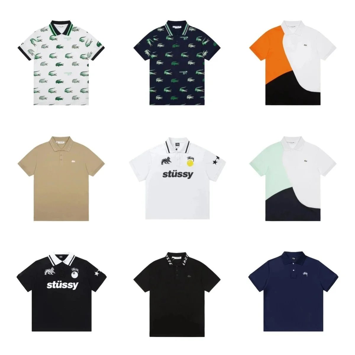 Lacoste Polo Shirt Collection Graphic Casual Polo Shirt Multicolor