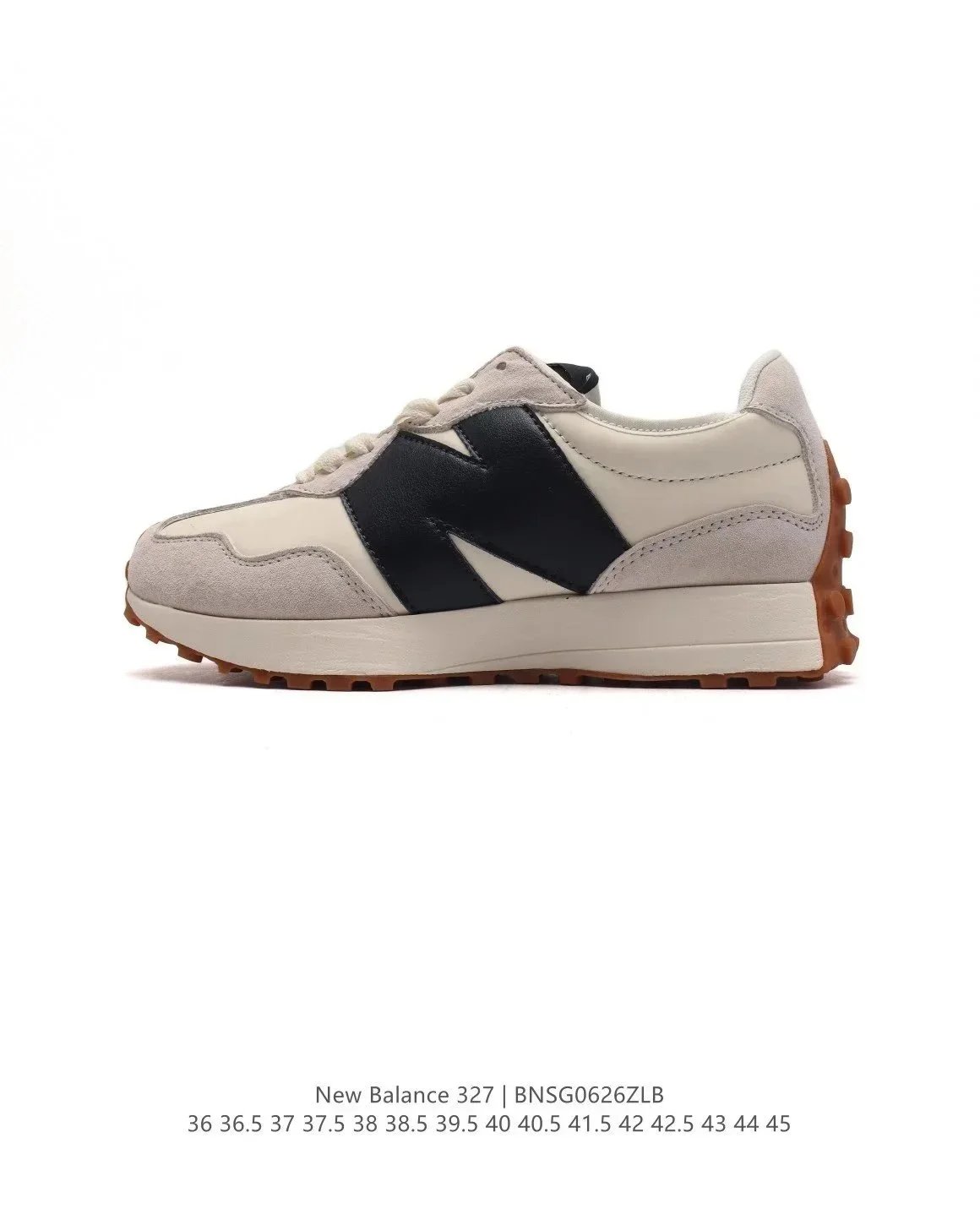 New Balance 327 Retro Sneakers White and Black