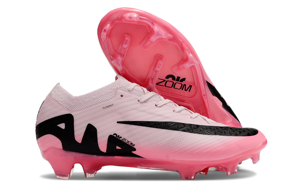 Nike Air Zoom Mercurial Vapor 15 Elite Lightweight Football Boots Pink and Black