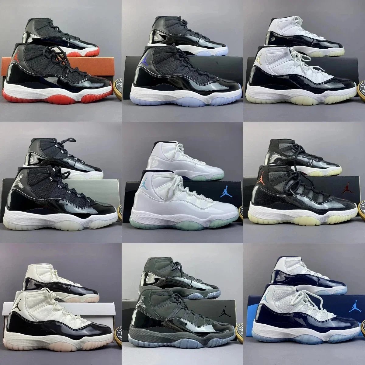 Jordan Air Jordan 11 Retro Basketball Sneakers Multicolor