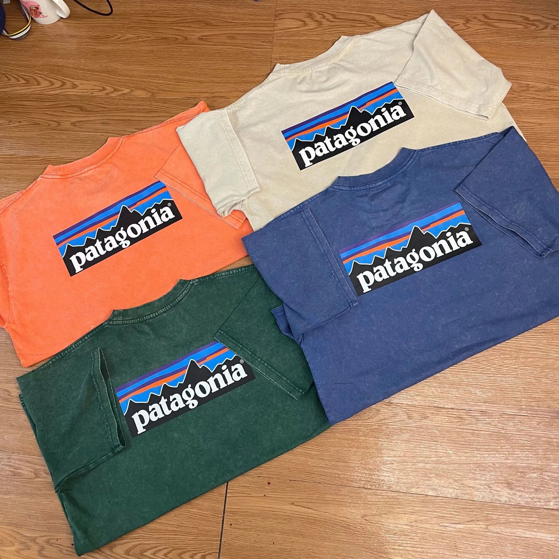 Patagonia Graphic Tee Vintage Cotton T-Shirt Multicolor