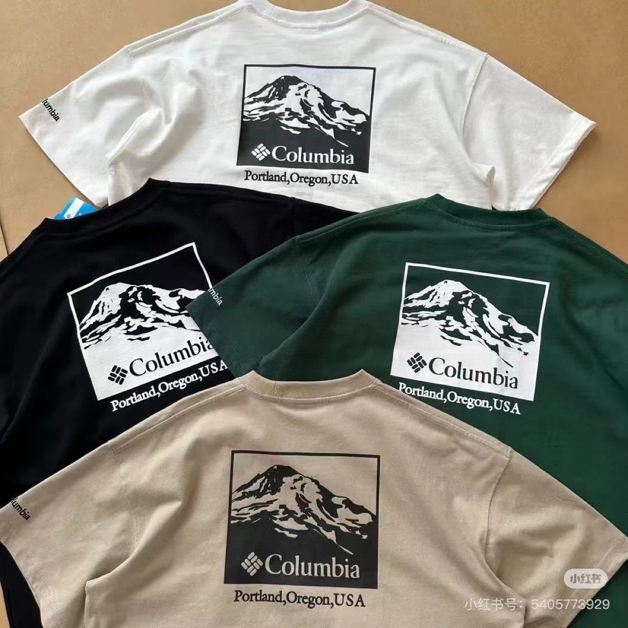 Columbia Graphic Mountain Cotton T-Shirt Multicolor