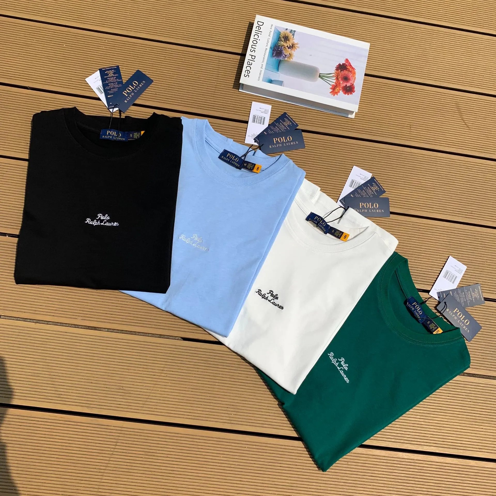 Polo Ralph Lauren PRL Script Logo Cotton T-Shirt Multicolor