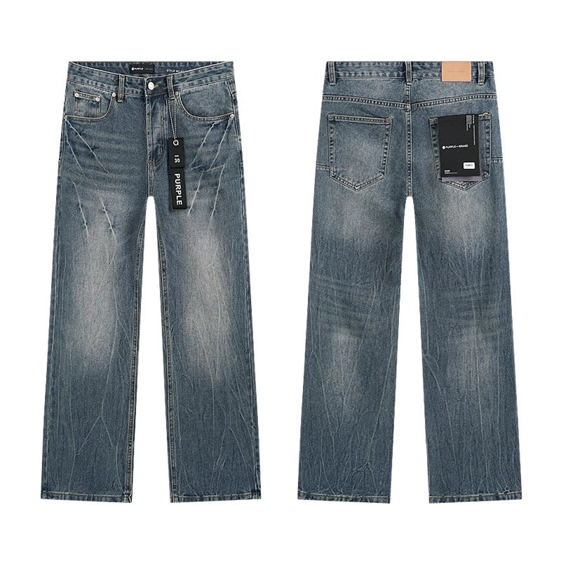 Purple Brand P001 Vintage Distressed Jeans Blue