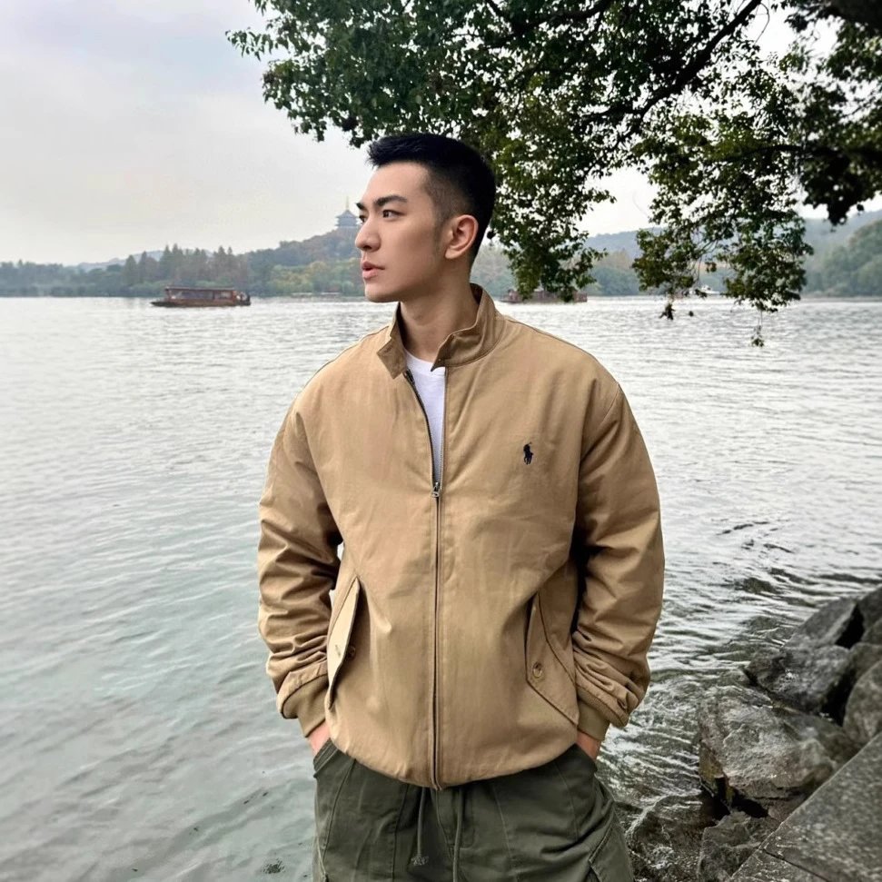 Ralph Lauren Harrington Classic Casual Jacket Beige