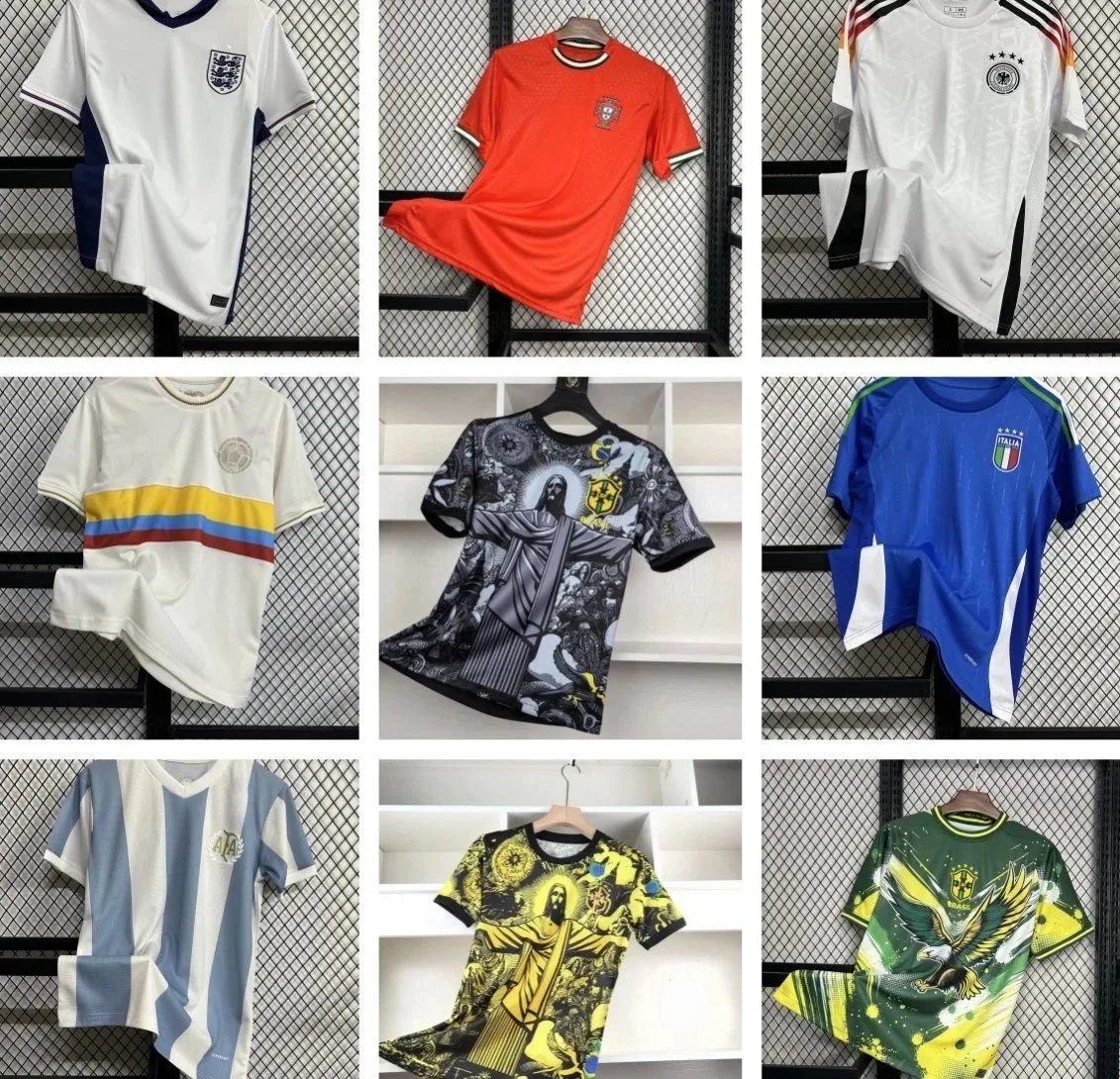 Design Soccer Jersey Collection Graphic Retro Jersey Multicolor