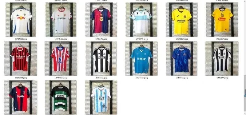 Design Football Jerseys Collection Retro Soccer Jersey Multicolor