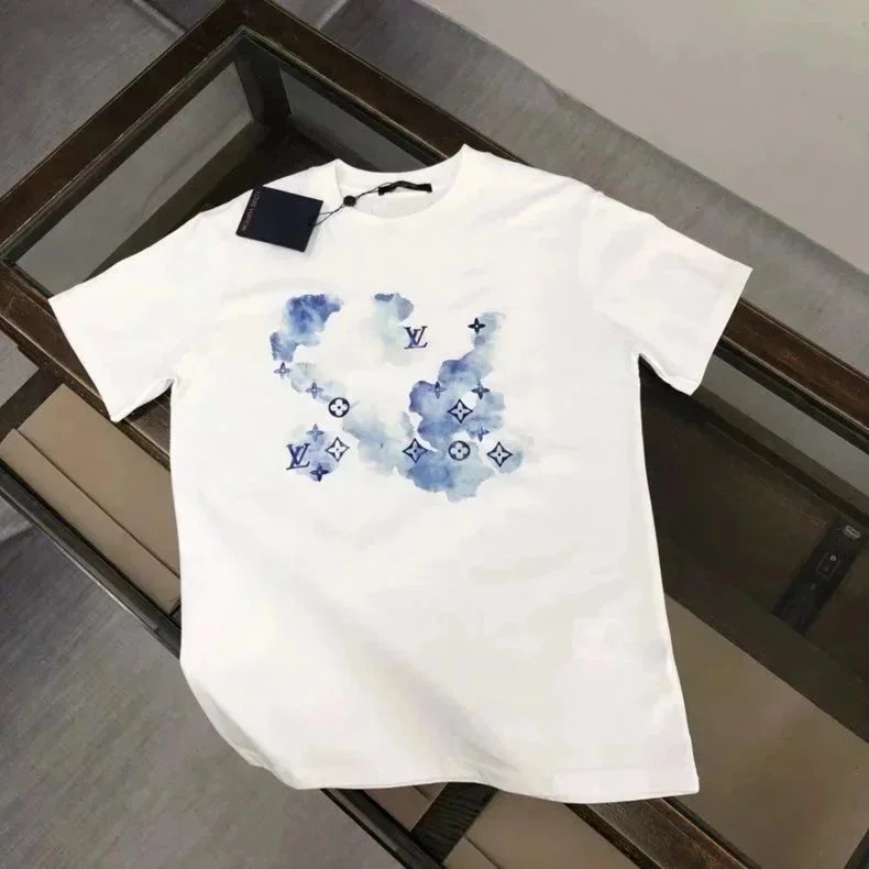 Louis Vuitton LV Cloud Monogram Graphic T-Shirt White