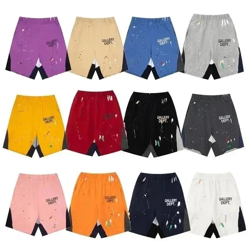 Gallery Dept. Paint Splatter Casual Shorts Multicolor