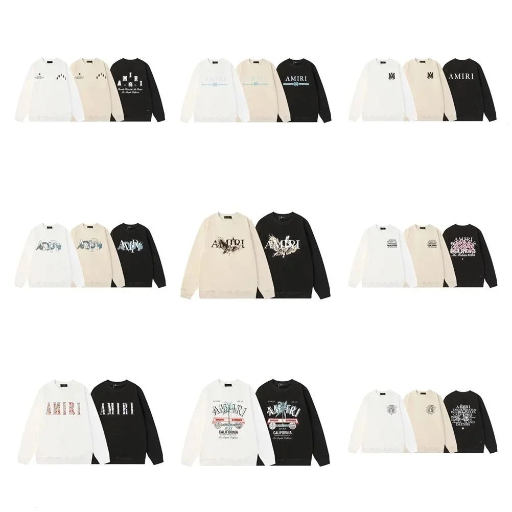 Amiri Graphic Print Cotton Crewneck Sweatshirt Multicolor