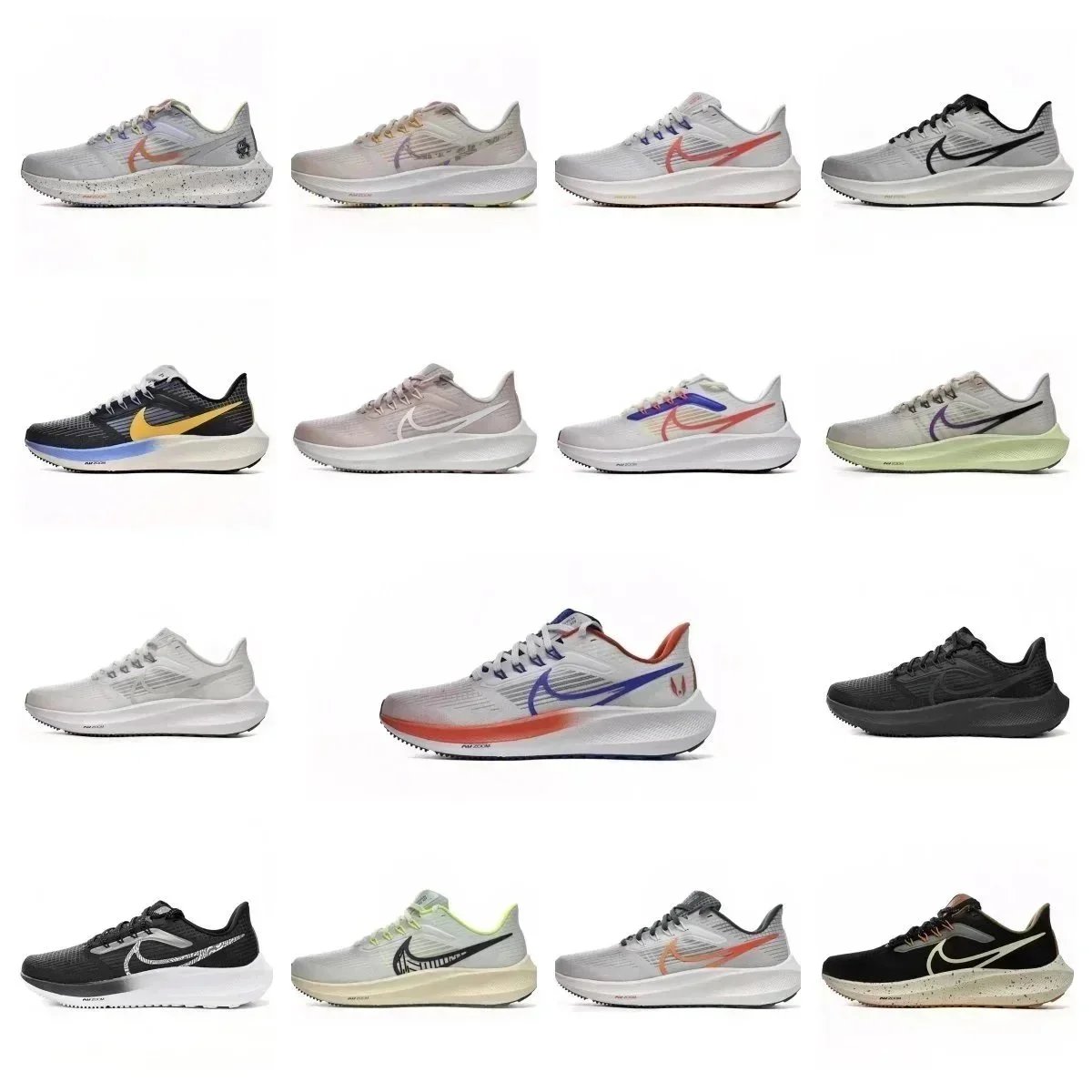 Nike Air Zoom Pegasus 40 Lightweight Running Shoes Multicolor