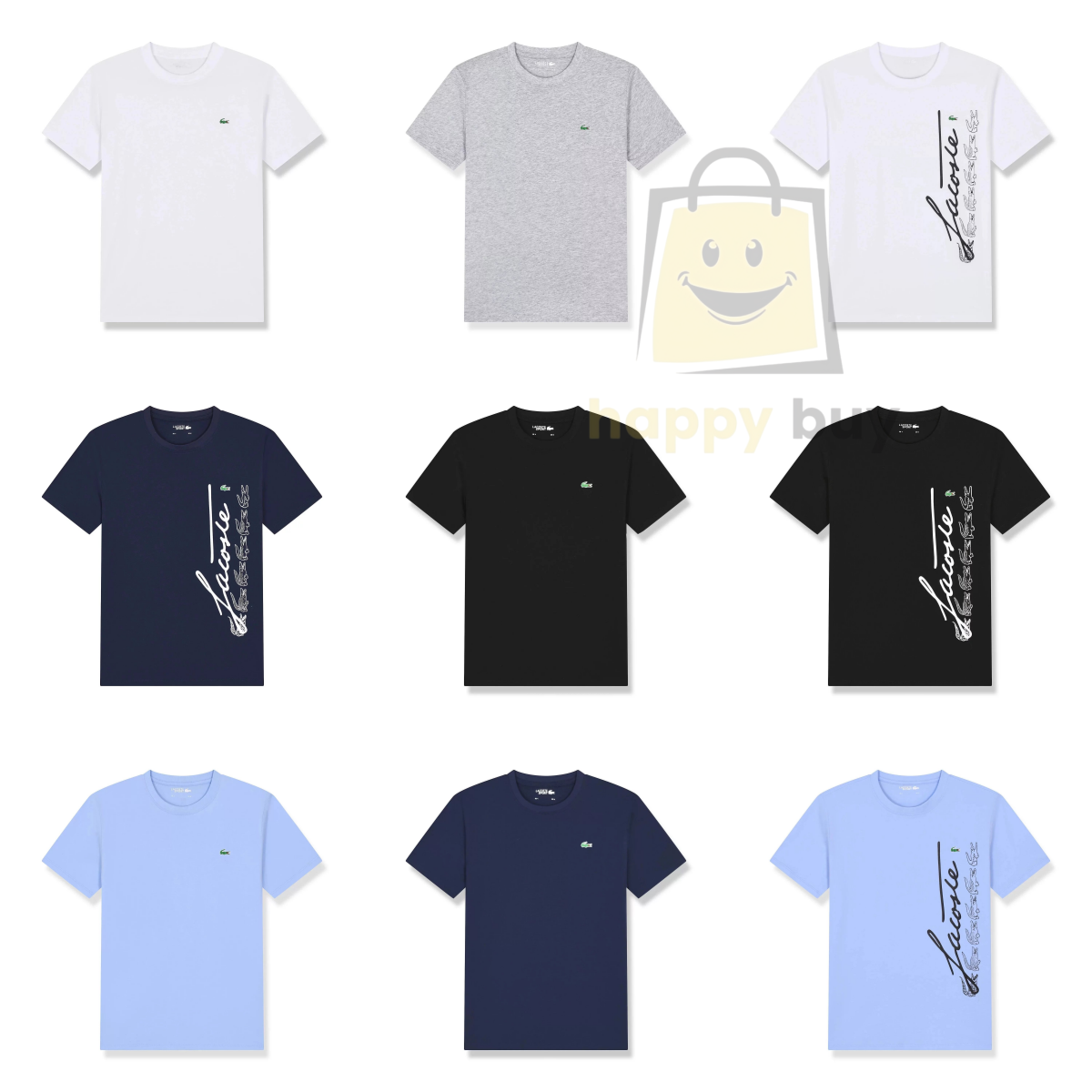 Lacoste Graphic Print Cotton T-Shirt Multicolor