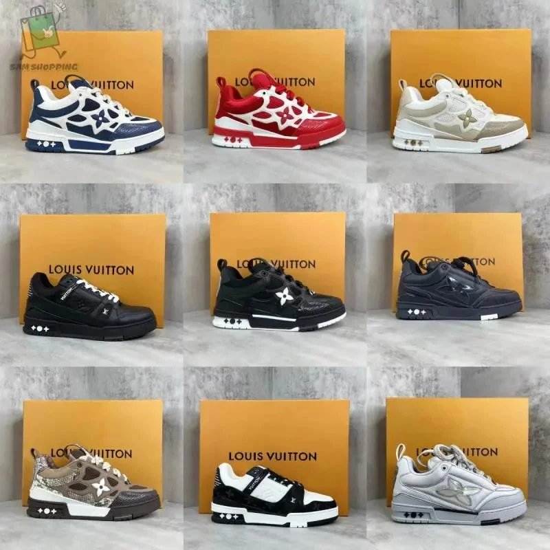 Louis Vuitton LV Trainer Sneaker Chunky Low Top Sneakers Multicolor