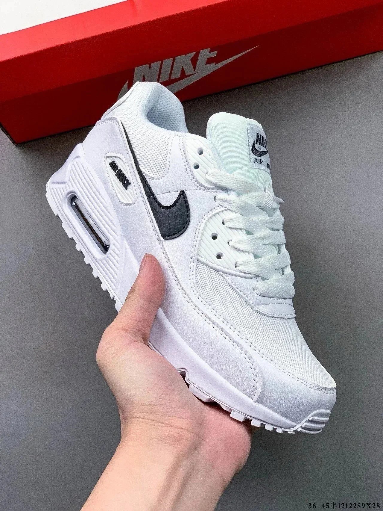 Nike Air Max 90 Chunky Sneakers White and Black