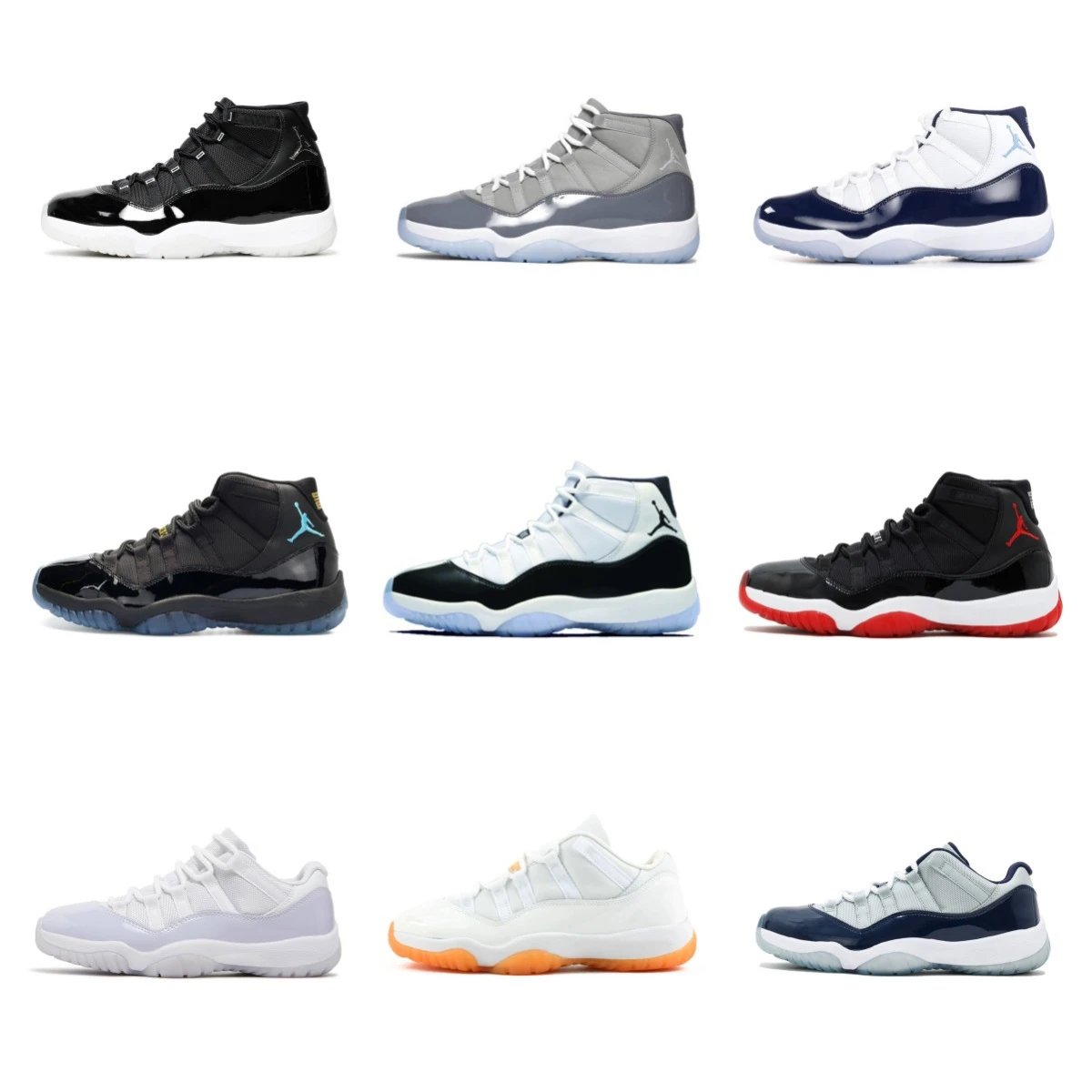 Jordan Air Jordan 11 Retro Basketball Sneakers Multicolor